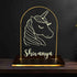 Personalised MDF Wooden Base with Warm White LED